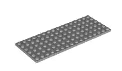 LEGO Platten 3027 Platte 6x16, hellgrau