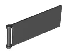 LEGO Flaggen 30292 Flagge 7x3, schwarz