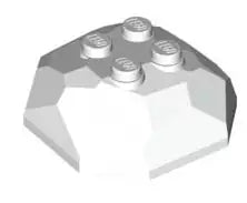 LEGO Sondersteine 30293 Felsblock Oberteil, weiß