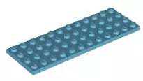 LEGO Platten 3029 Platte 4x12, mittel-azurblau