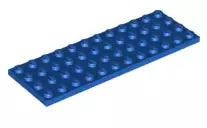 LEGO Platten 3029 Platte 4x12, blau
