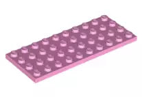 LEGO Platten 3030 Platte 4x10, knallpink