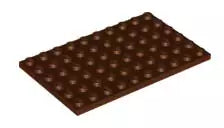LEGO Platten 3033 Platte 6x10, rotbraun