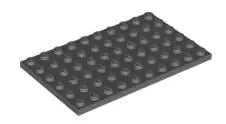 LEGO Platten 3033 Platte 6x10, dunkelgrau