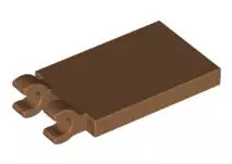 LEGO Fliesen 30350 Fliese 2x3 mit 2 Clips, mitteldunkel fleischfarben