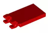 LEGO Fliesen 30350 Fliese 2x3 mit 2 Clips, rot