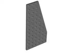 LEGO Sonderplatten 30356 Keilplatte 6x12 Rechts, dunkelgrau