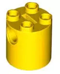 LEGO Sondersteine 30361c Stein rund 2x2x2 mit 2 Pinloch, gelb