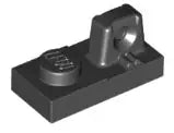 LEGO Gelenke 30383 Scharnierplatte 1x2 (1 obenliegender Finger, rastend), schwarz