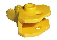 LEGO Gelenke 30396 Scharnier 1x2  (2 Finger, rastend) und Kugelkupplung, gelb