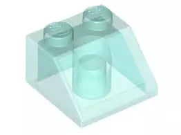 LEGO Schrägsteine 3039 Dachstein 45° 2x2, transparent-hellblau