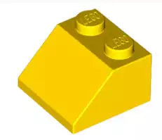 LEGO Schrägsteine 3039 Dachstein 45° 2x2, gelb