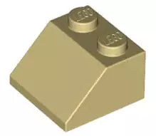 LEGO Schrägsteine 3039 Dachstein 45° 2x2, beige