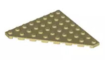 LEGO Sonderplatten 30504 Platte 8x8 mit abgeschrägtem Eck, beige