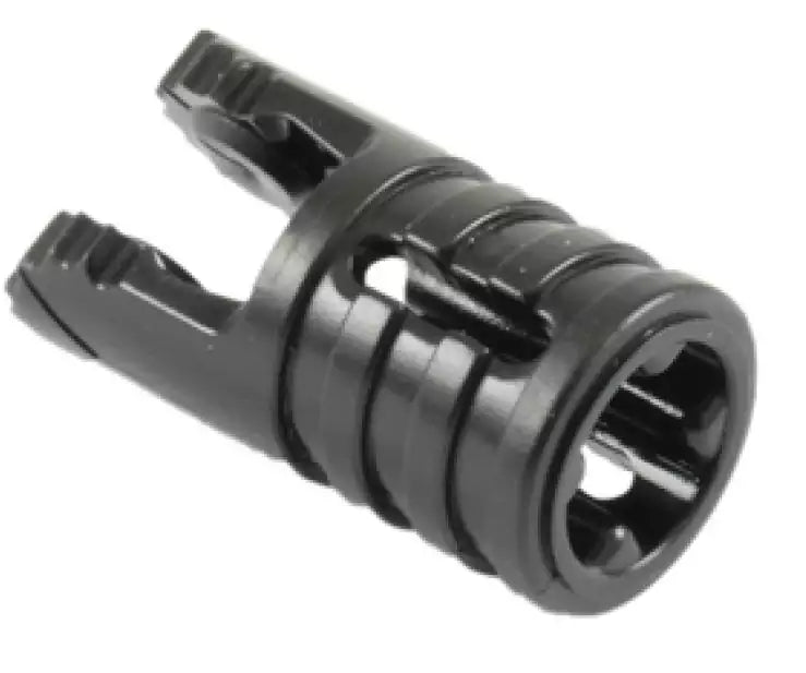 LEGO Gelenke 30553 Scharnier 1x2 mit Achsloch (2 Finger, rastend), schwarz