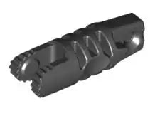 LEGO Gelenke 30554b Scharnier 1x3 (2 Finger + 1 Finger, rastend), schwarz