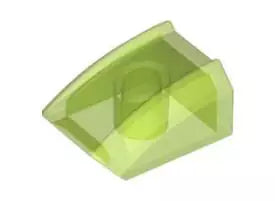 LEGO Schrägsteine 30602 Bogenstein 2x2, transparent-knallgrün
