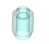 LEGO Steine 3062b Stein rund 1x1, transparent-hellblau
