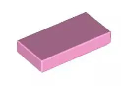 LEGO Fliesen 3069b Fliese 1x2, knallpink