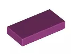 LEGO Fliesen 3069b Fliese 1x2, magentarot