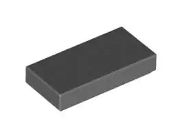 LEGO Fliesen 3069b Fliese 1x2, dunkelgrau