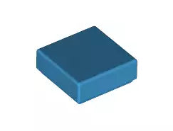LEGO Fliesen 3070b Fliese 1x1, dunkel-azurblau