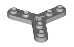 LEGO Luftfahrt 32125 Propeller klein mit 3 Blättern, hellgrau