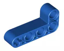 LEGO Technic 32140 Liftarm 2x4 L-Form, blau