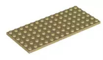 LEGO Platten 3456 Platte 6x14, beige
