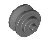 LEGO Räder und Reifen 3464 Schubkarrenfelge, dunkelgrau