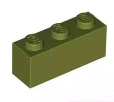 LEGO Steine 3622 Stein 1x3, olivgrün