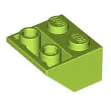 LEGO Schrägsteine 3660 Dachstein invers 45° 2x2, lindgrün