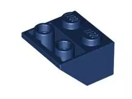 LEGO Schrägsteine 3660 Dachstein invers 45° 2x2, dunkelBlau