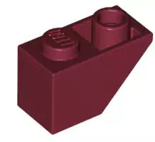 LEGO Schrägsteine 3665 Dachstein invers 45° 2x1, dunkelrot