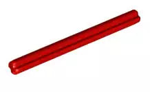 LEGO Technic 3706 Achse 6L, rot