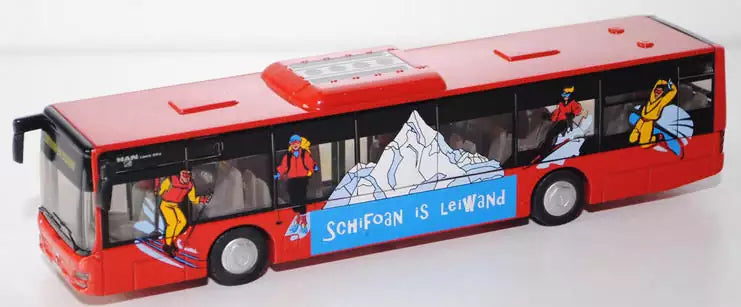 SIKU Austria 1:50 3734 Stadtbus MAN -Schifoan is Leiwand-