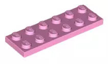 LEGO Platten 3795 Platte 2x6, knallpink