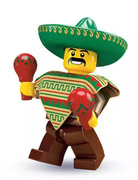 LEGO Minifiguren Serie 2  8684-04 Mexikaner
