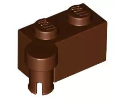 LEGO Gelenke 3830 Scharnierstein-Oberteil 1x2, rotbraun