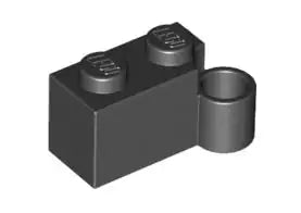 LEGO Gelenke 3831 Scharnierstein-Unterteil 1x2, schwarz
