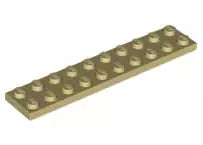 LEGO Platten 3832 Platte 2x10, beige
