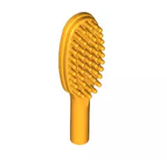 LEGO Minifiguren Zubehör 3852b Haarbürste mit kurzem Griff, knallhellorange