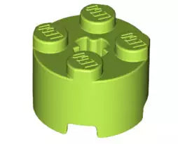LEGO Steine 3941 Rundstein 2x2 mit Achsloch, lindgrün