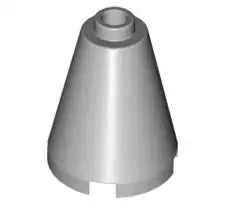 LEGO Schrägsteine 3942c Kegel 2x2x2 mit Noppe, hellgrau