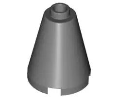 LEGO Schrägsteine 3942c Kegel 2x2x2 mit Noppe, dunkelgrau