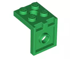 LEGO Sonderplatten 3956 Halter 2x2/2x2, grün