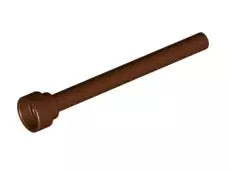 LEGO Stangen 3957b Antenne 1x4, rotbraun