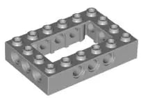LEGO Technic 40344 Technikstein 4x6, hellgrau