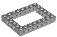 LEGO Technic 40345 Technikstein 6x8, hellgrau