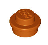LEGO Platten 4073 Platte rund 1x1, hellbraun